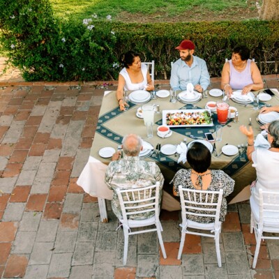 Making Disciples Among Familia | The Navigators Communities | Senior Friends at Garden Party Reunion