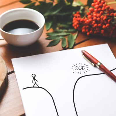 Where Do I Stand With God? | Navigators Discipleship Resource | The Navigators Bridge illustration on a coffee table